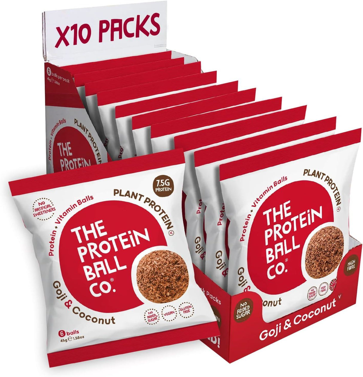 The Protein Ball Co. All Flavours - 45g - Pack of 10