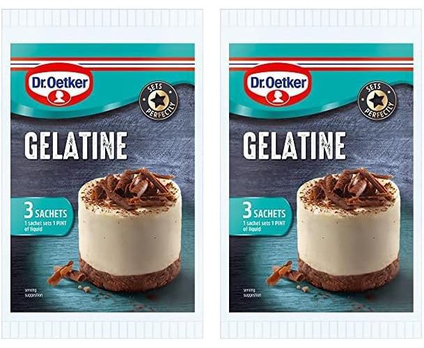 Dr. Oetker Gelatine Sachets 3 x 12g - Pack of 2