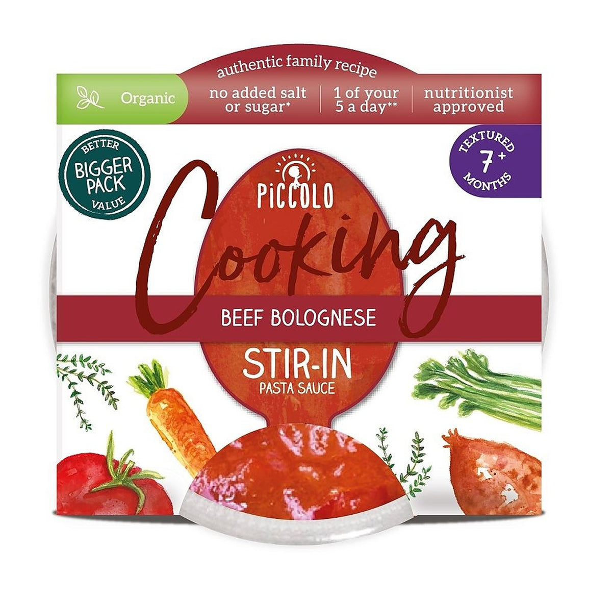 Piccolo Organic Bolognese Stir-In Sauce 120g