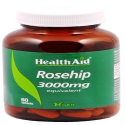 HealthAid Rosehip 3000mg Equivalent 60 Tablets