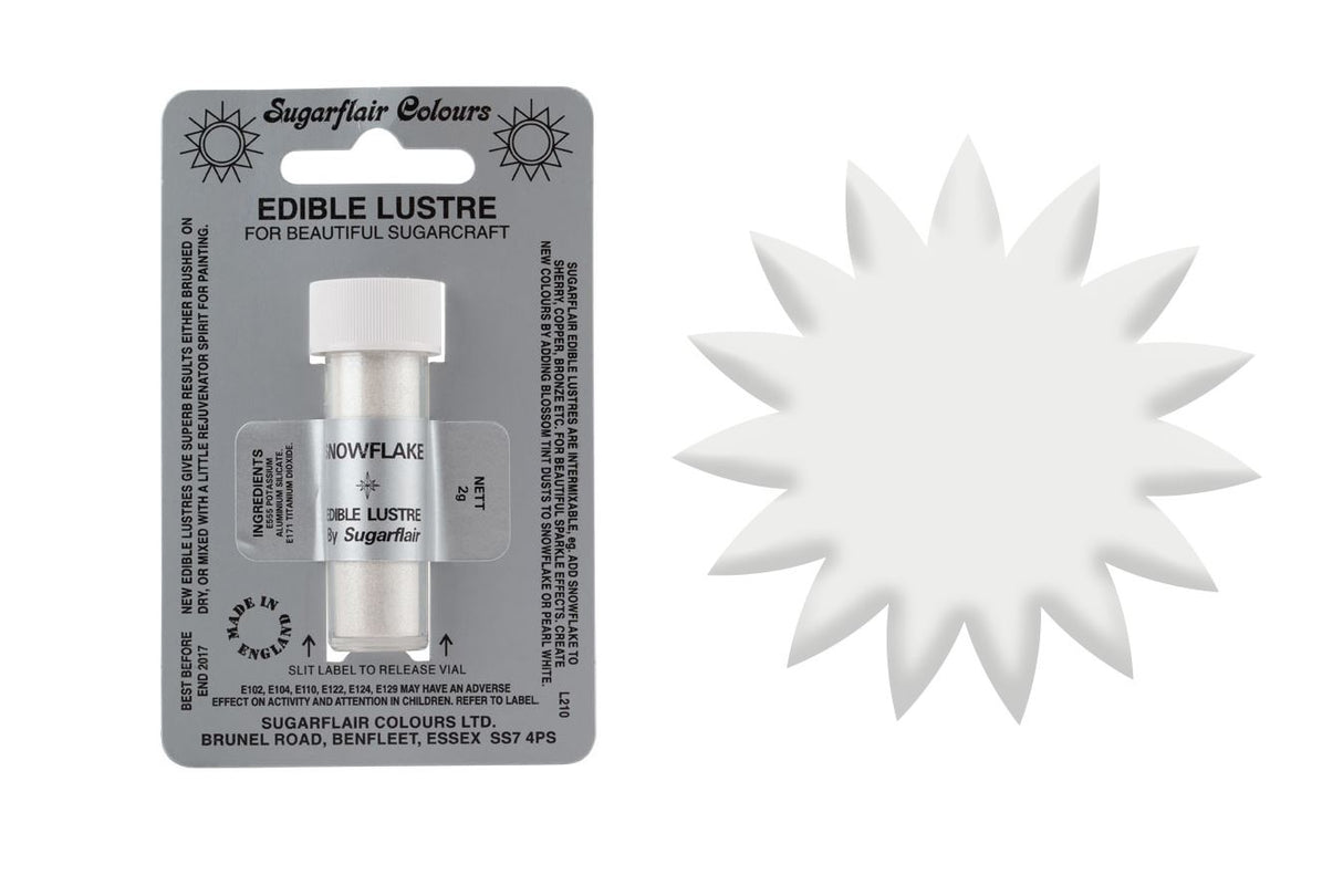 Sugarflair Edible Lustre - 2g All Shades