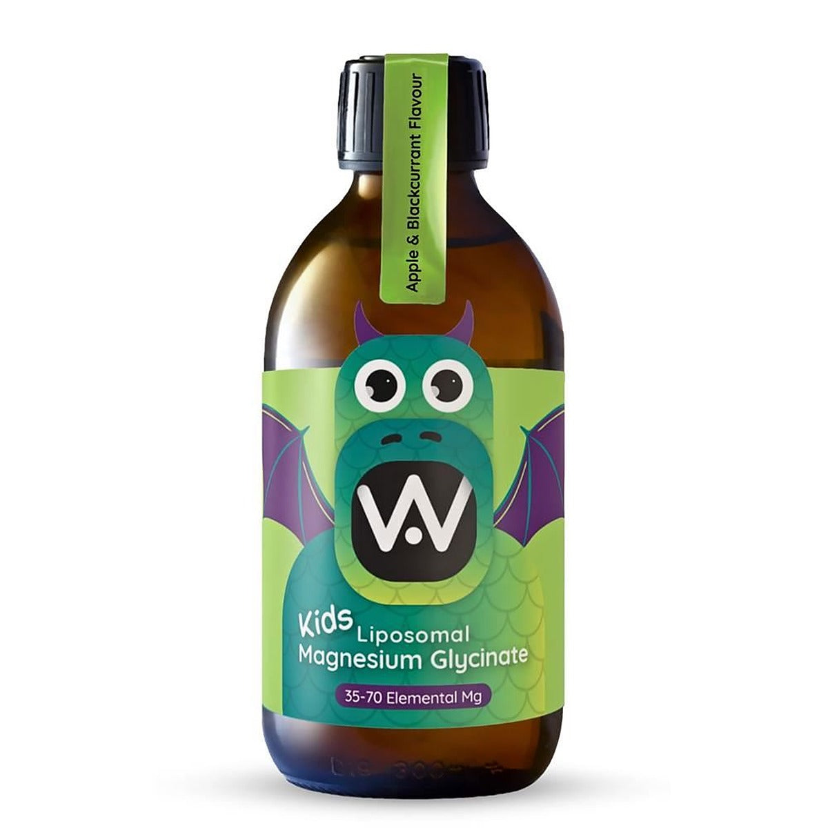 Well Actually Kids Magnesium Glycinate 35-70mg - Liposomal Liquid