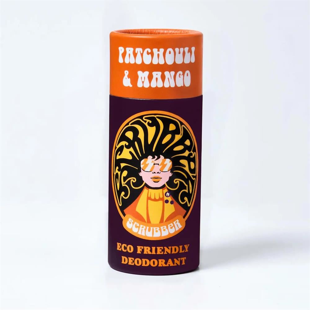 Scrubber Patchouli & Mango Eco-friendly Natural Deodorant 85g