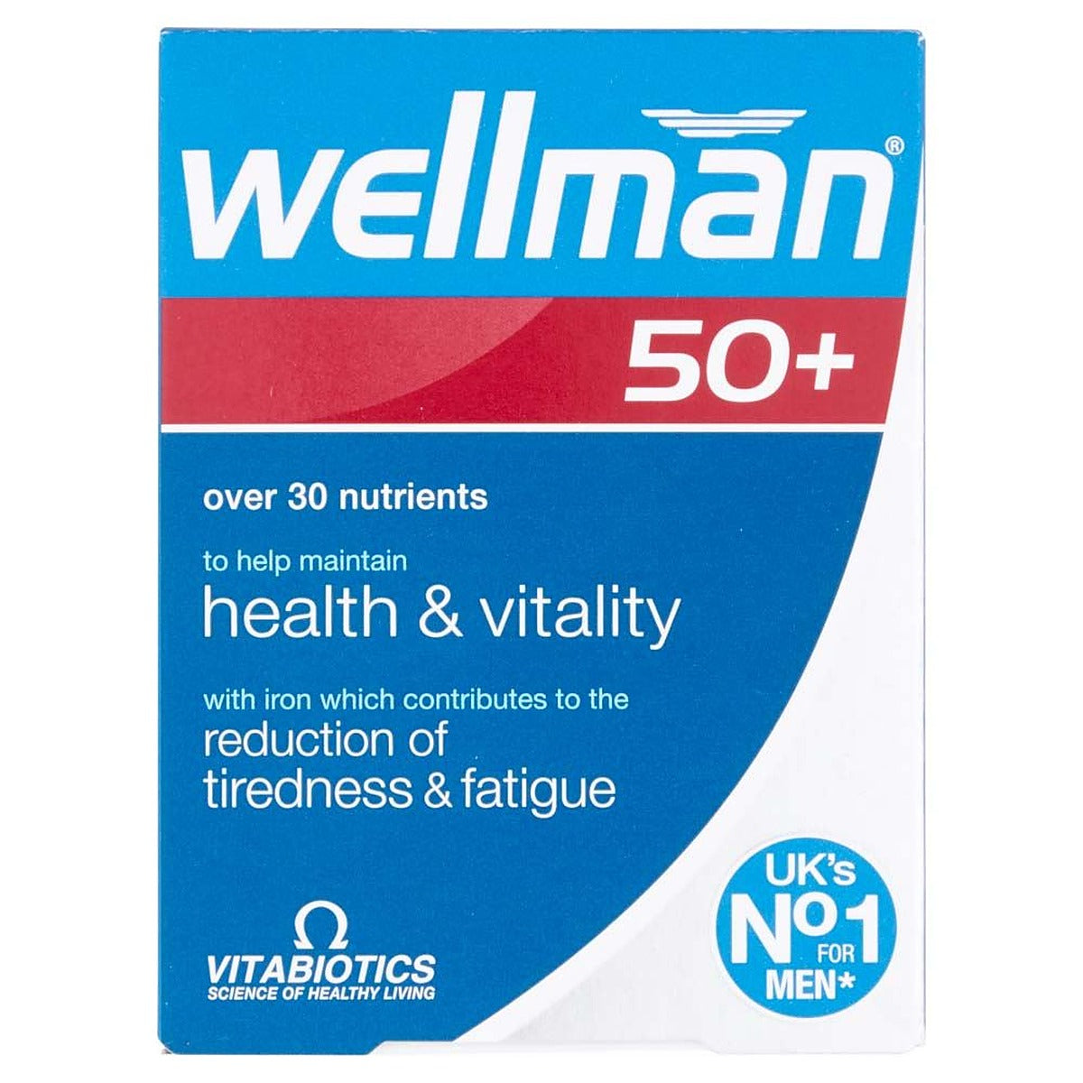 Vitabiotics Wellman 50+ - 30 Tablets - image 2