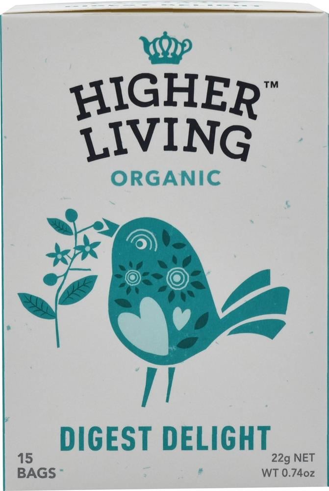 Higher Living Digest Delight Mood Infusion - 15 bags