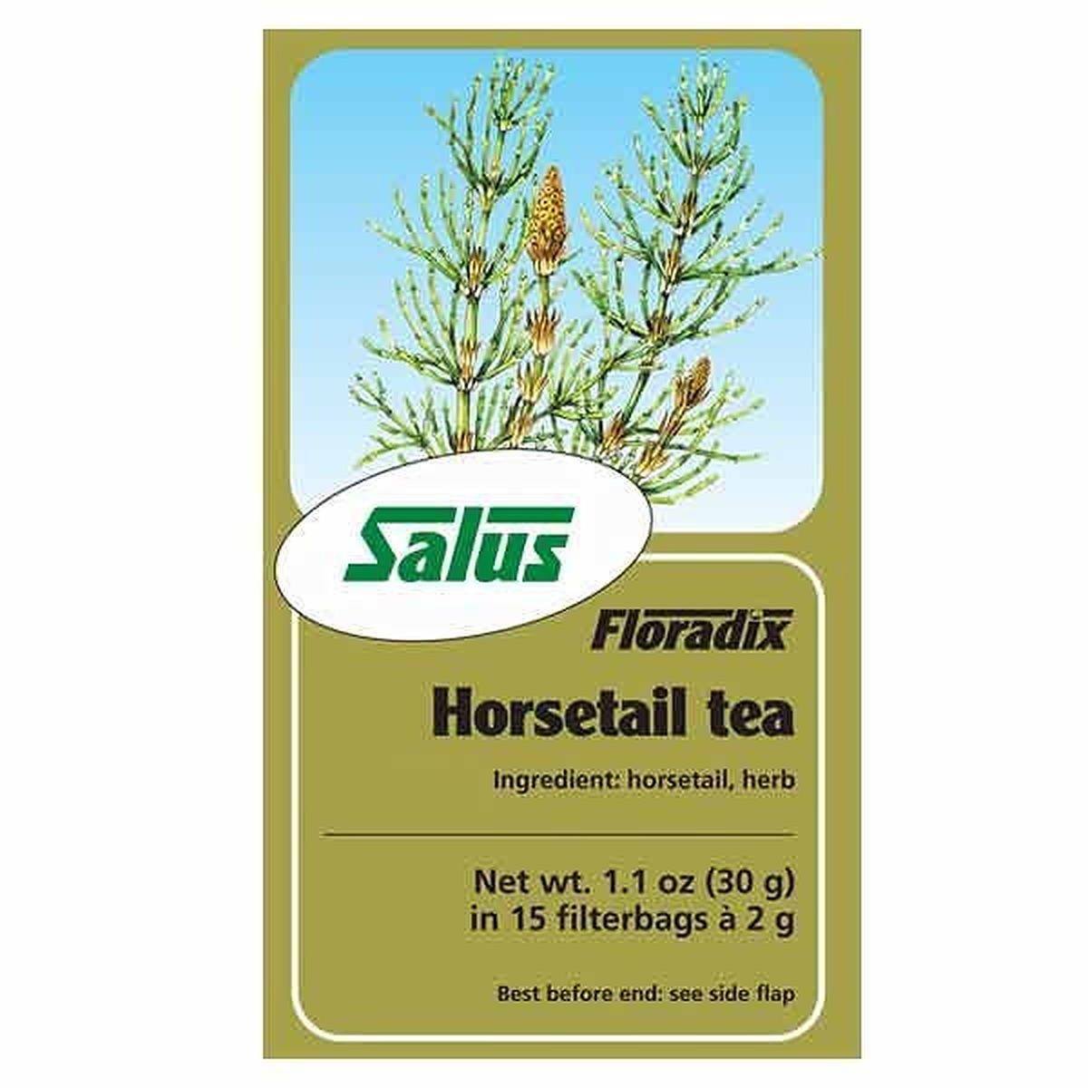 Salus Floradix - Horsetail (non-organic) Herbal Tea - 15 Bags