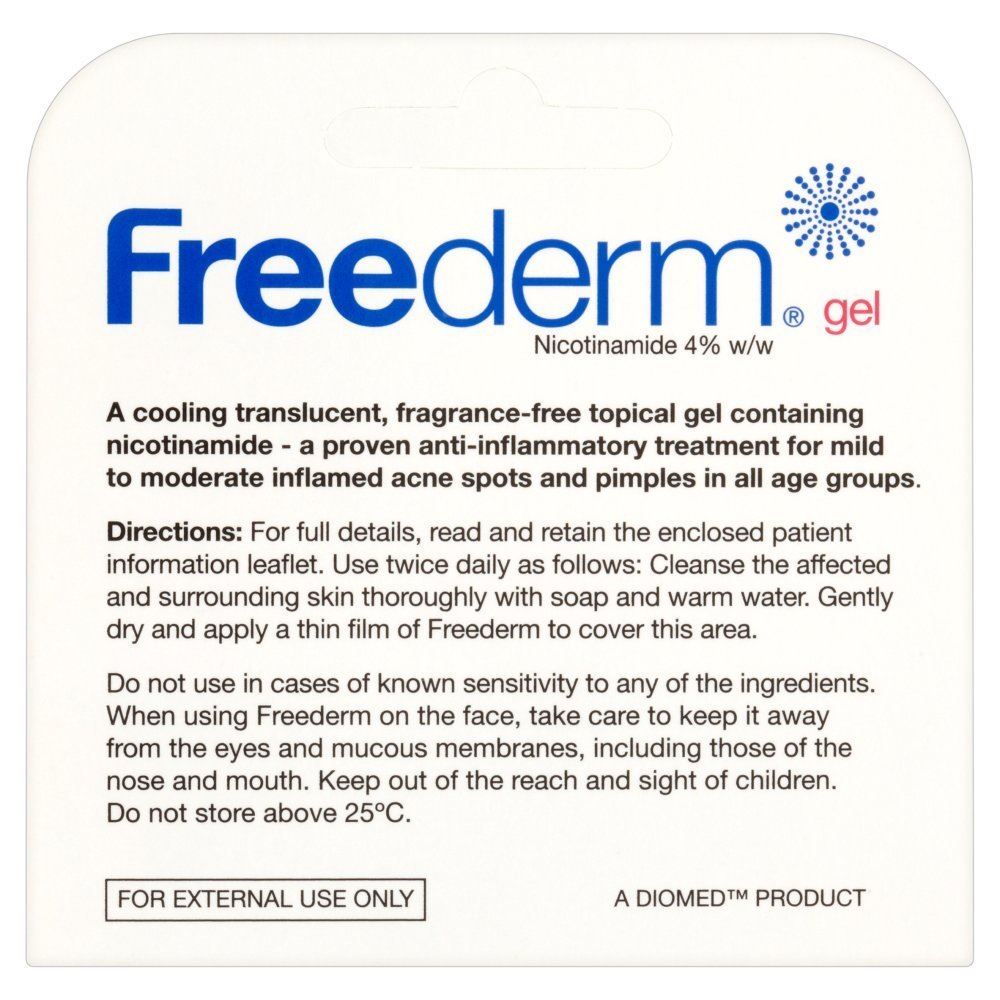 Freederm Treatment 4% Gel - 10g Treatment For Acne Spots & Pimples