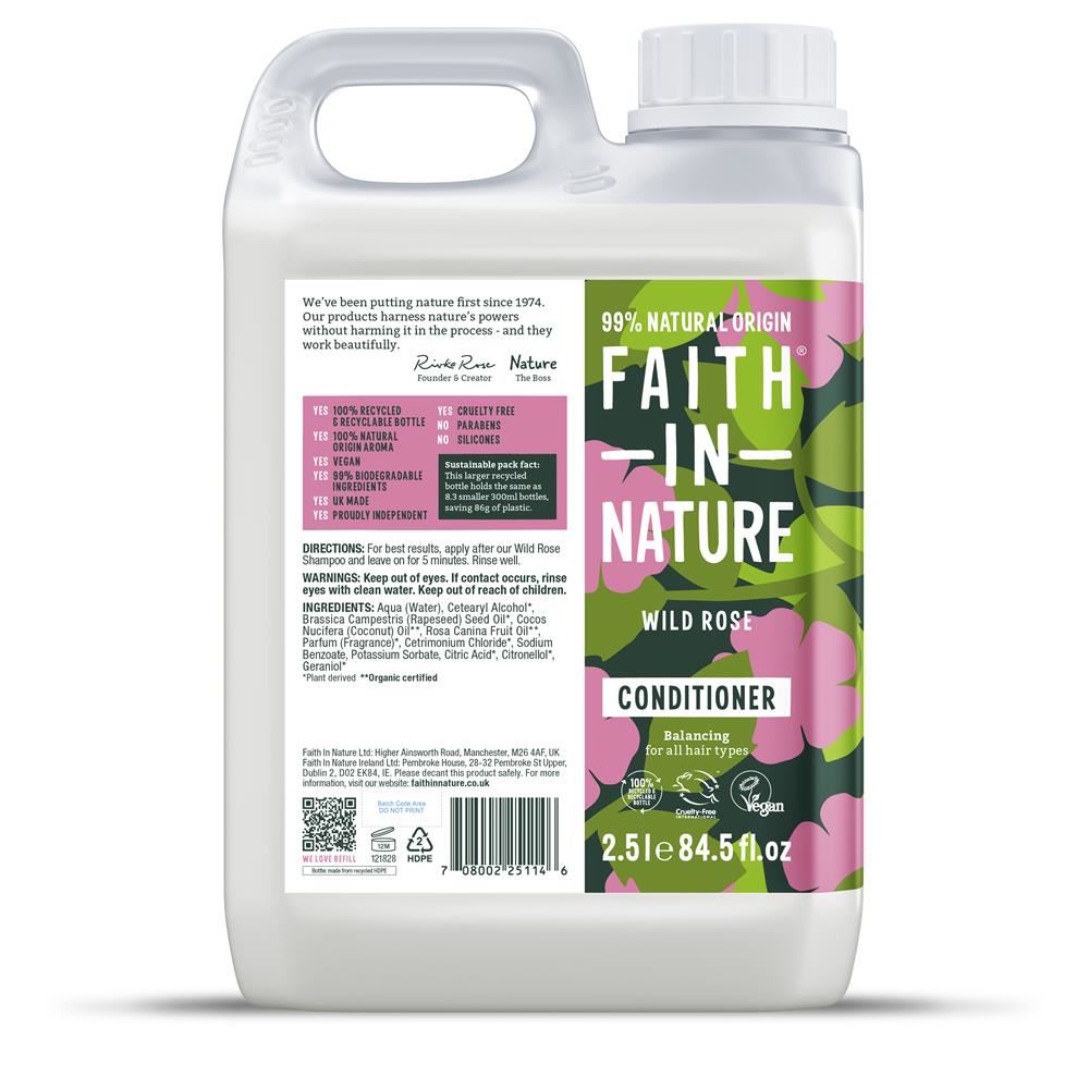 Faith in Nature Wild Rose Conditioner 2.5 Litre