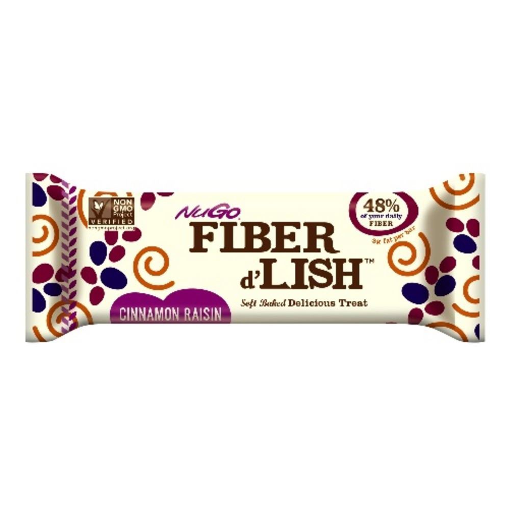 NuGo Fiber dLish Cinnamon Raisin 45g - 16 Pack