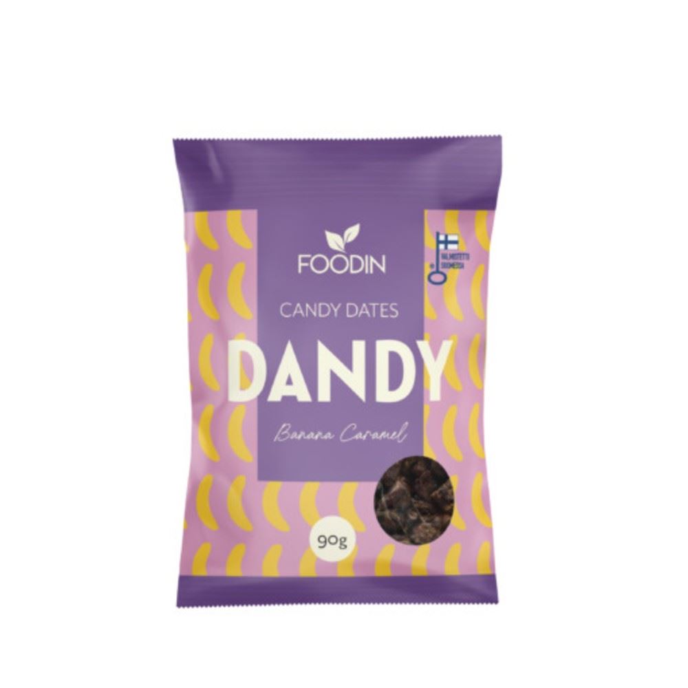 Foodin Dandy Candy Dates Banana Caramel 90g - 8 Pack
