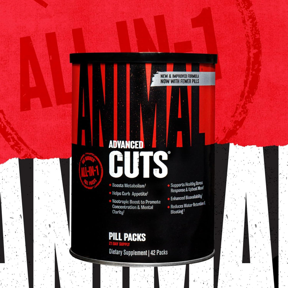 Universal Nutrition Animal Cuts 42 Fat Burning Packs for Diet & Weight Loss