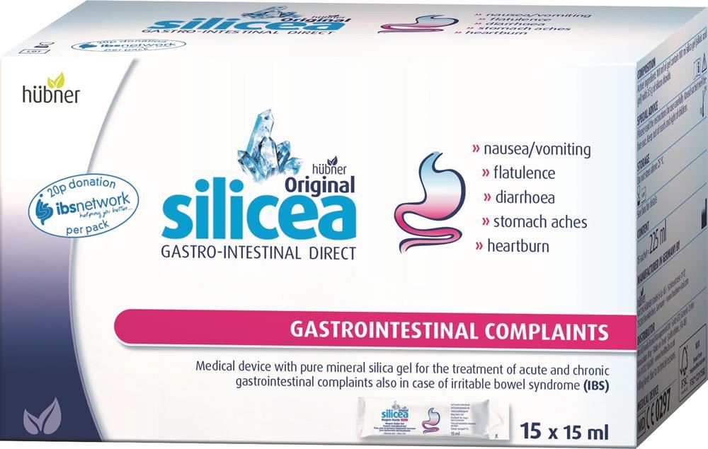 Hubner Silicea Gastro Intestinal Gel 15x15ml sachets