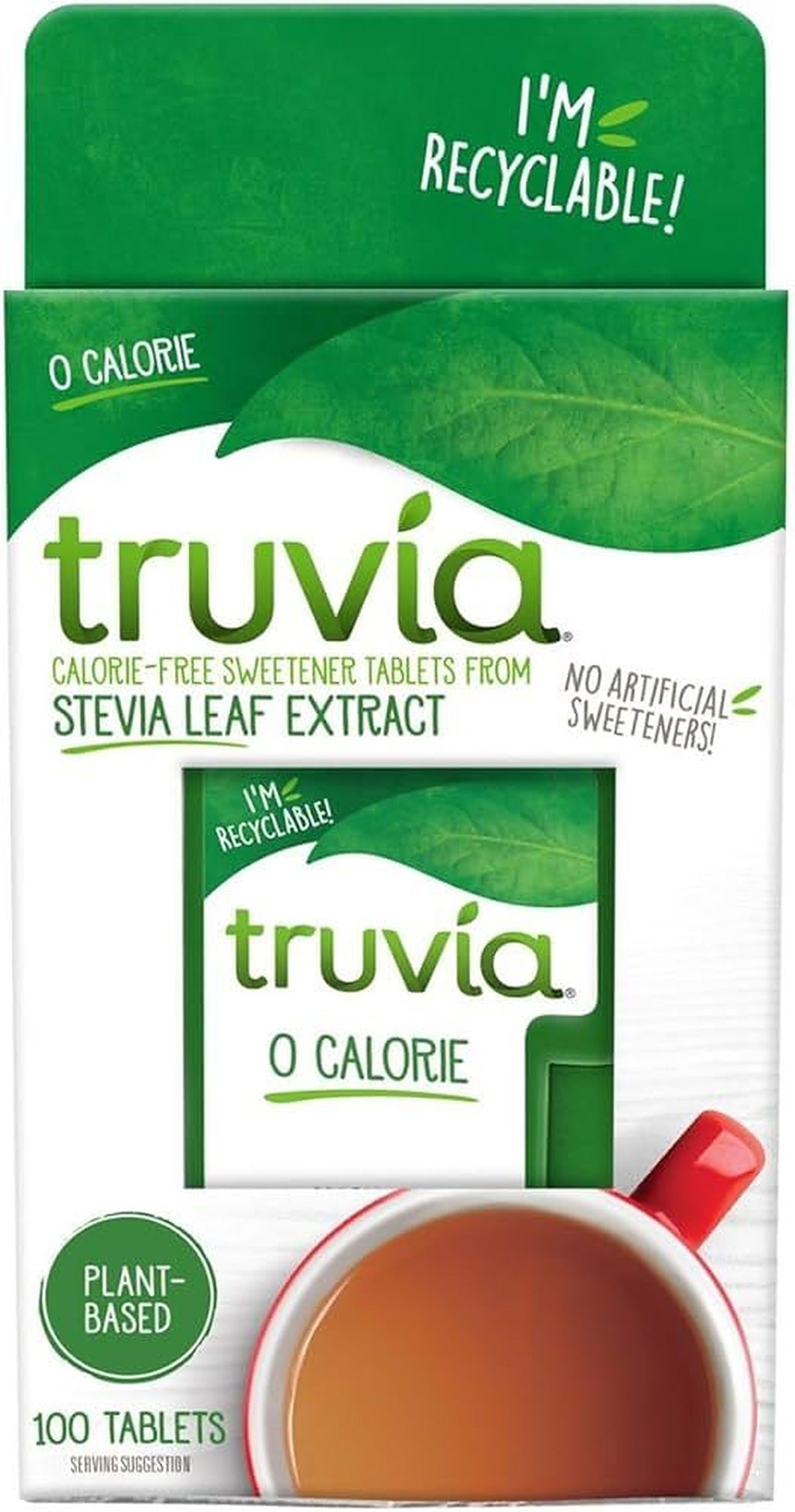 Truvia Original Calorie-Free Sweetener Tablets From Stevia Leaf 100 Tablets