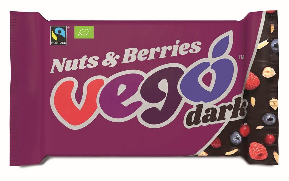 Vego Dark Nuts & Berries 85g - 12 Pack