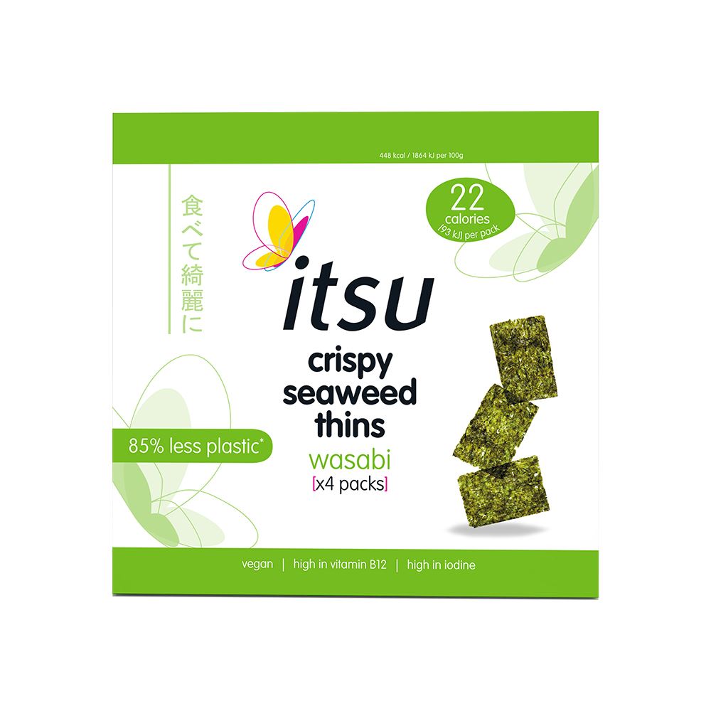 Itsu Wasabi Seaweed Thins Multipack 4x5g