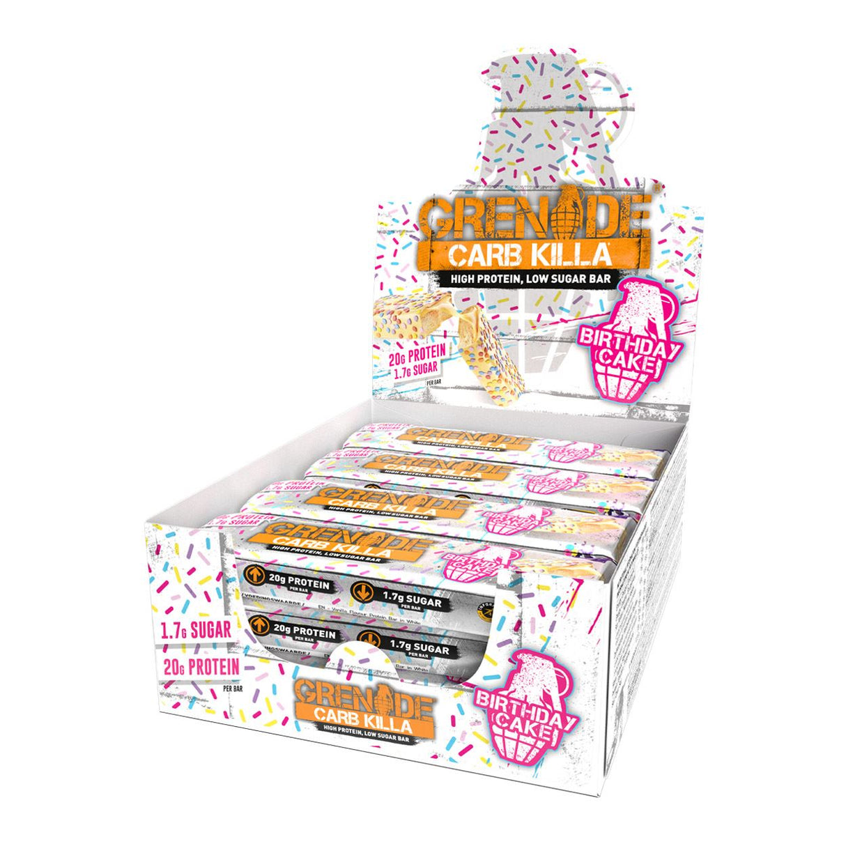 Grenade Carb Killa Protein Bars - All Flavours - 60g - Pack of 12