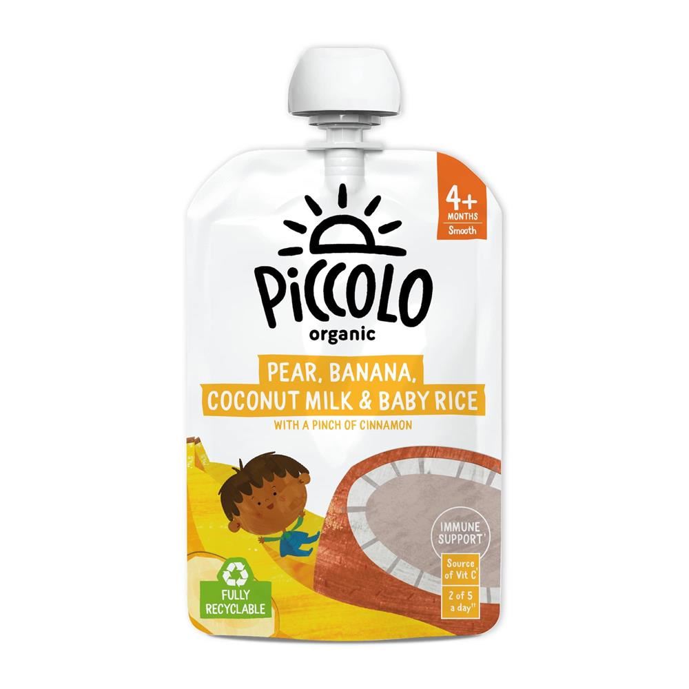 Piccolo Pear Banana Coconut Milk and Baby Rice 100g