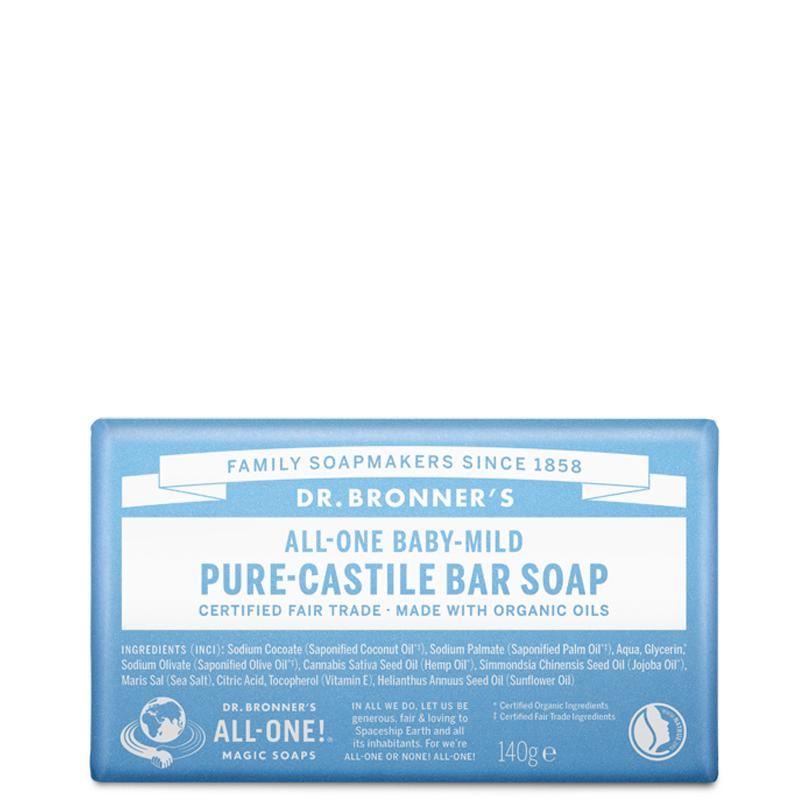 Dr Bronner's Pure Castile Bar Soap - 140g - All Scents