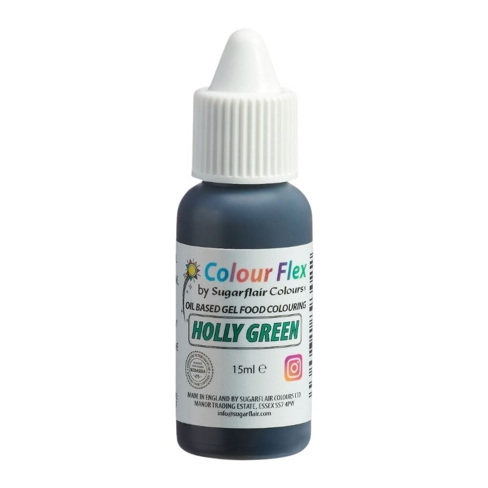 Sugarflair Colour Flex Oil Based Food Colouring Gel 15ml - All Colour