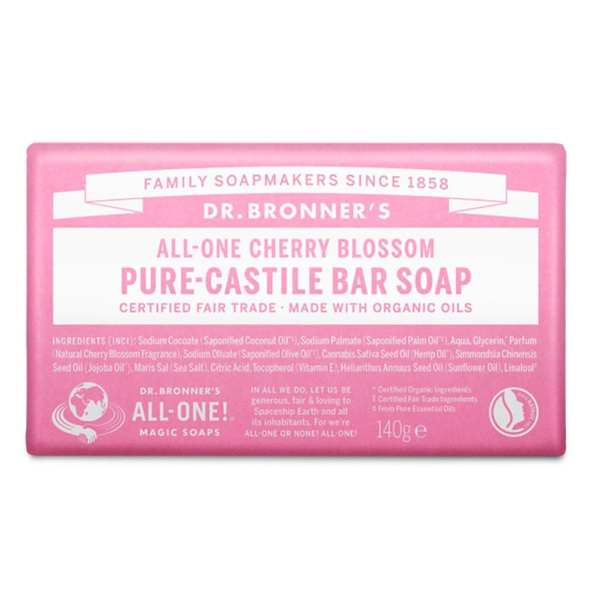 Dr Bronner's Pure Castile Bar Soap - 140g - All Scents - image 11