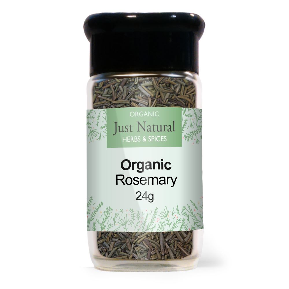 Just Natural Herbs Organic Rosemary (Glass Jar) 30g
