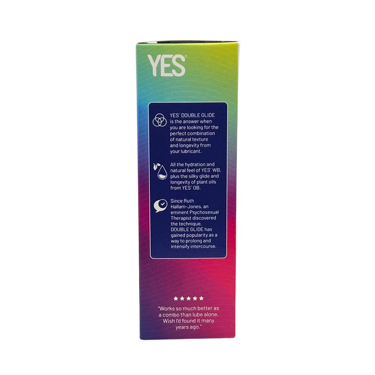 YES DG Organic Double Glide Water & Plant-oil Based Lubricant Combo Pk