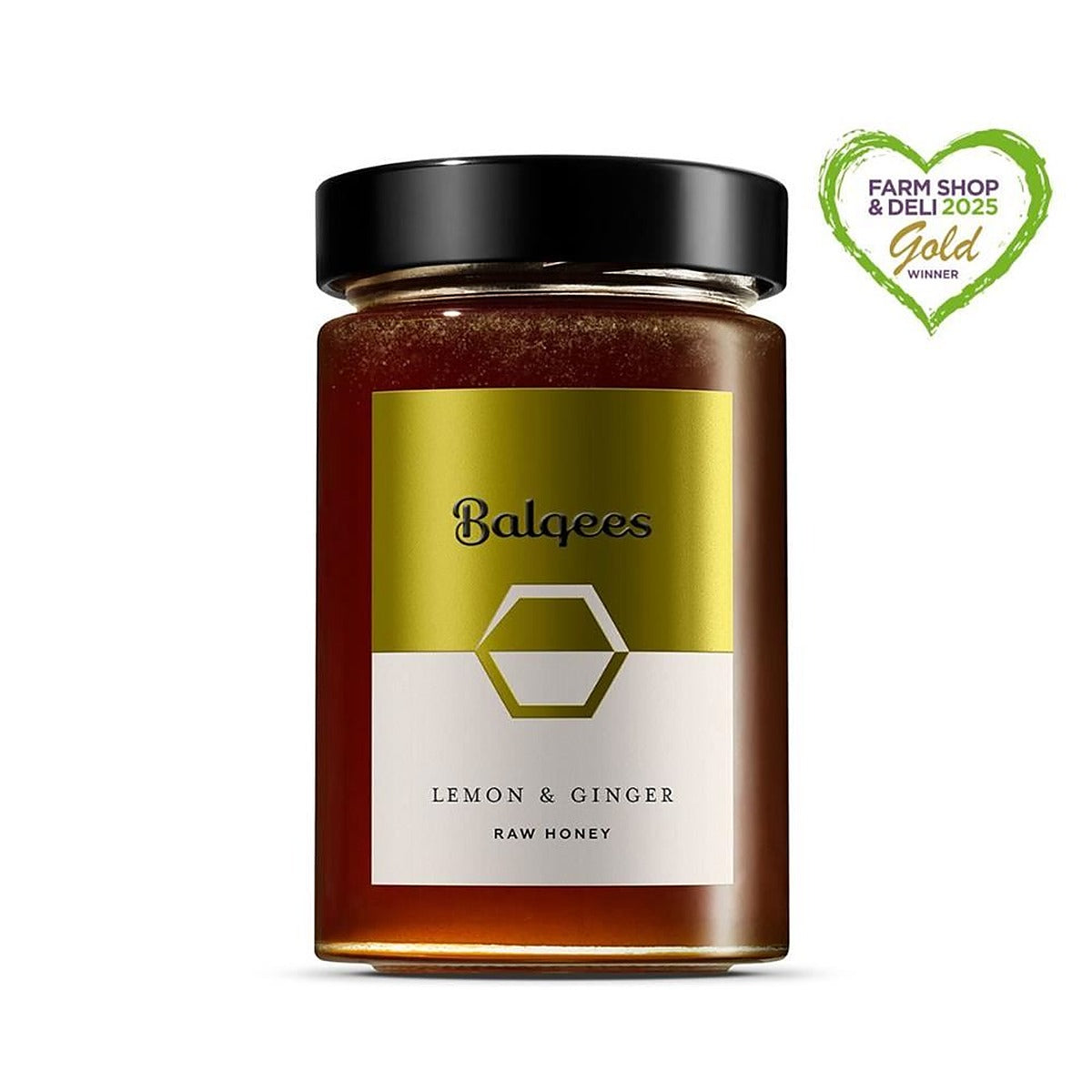 Balqees Raw Honey Lemon Zest & Ginger 250g