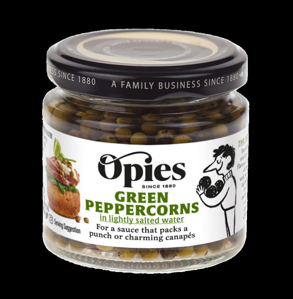 Opies Green Peppercorns in Lightly Salted Water 115g