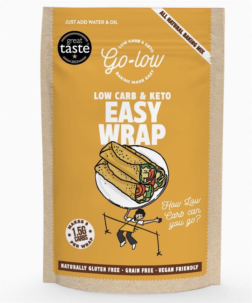 Go Low Baking Keto & Low Carb Easy Wrap Baking Mix 165g - 6 Pack