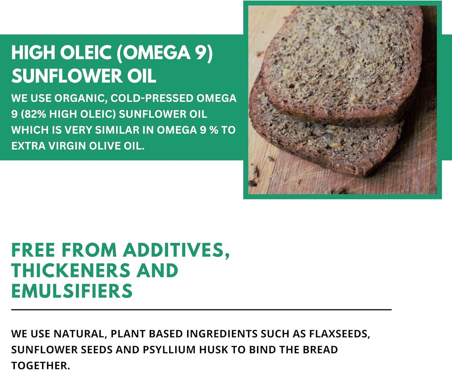 Dillon Organic Chia Flax Keto Bread 275g - Pack of 6