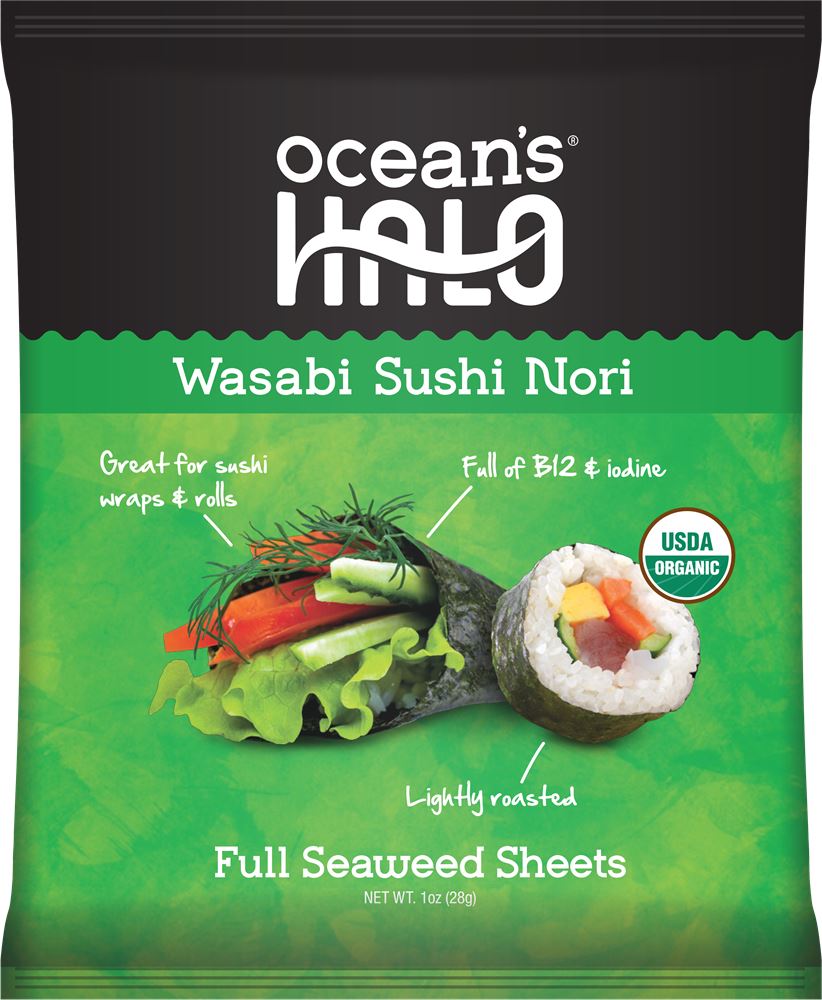 Ocean's Halo Wasabi Sushi Nori 12g