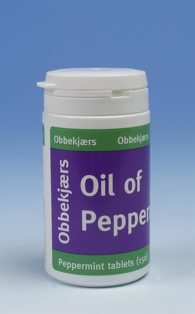 Obbekjaers Oil of Peppermint 150 tablets