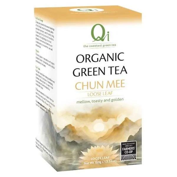 Qi Organic Fairtrade Loose-leaf Chun Mee Tea 100g