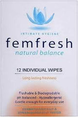 Femfresh Intimate Hygiene Individual 12 Wipes