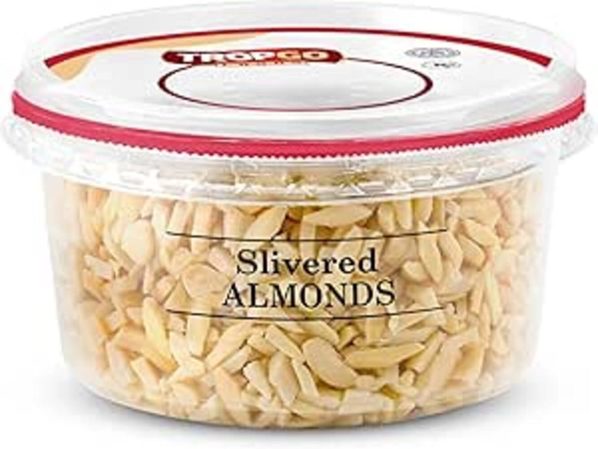 Tropgo Foods Tropgo Slivered Raw Almonds 150g