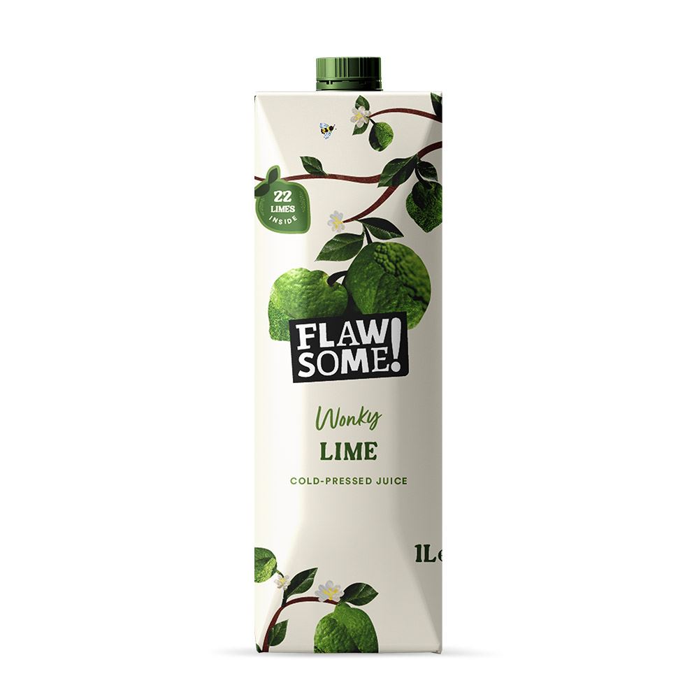 Flawsome! Lime Cold-Pressed Juice Carton 1l