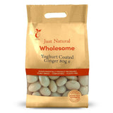 Just Natural Wholesome Yoghurt Coated Ginger 80g