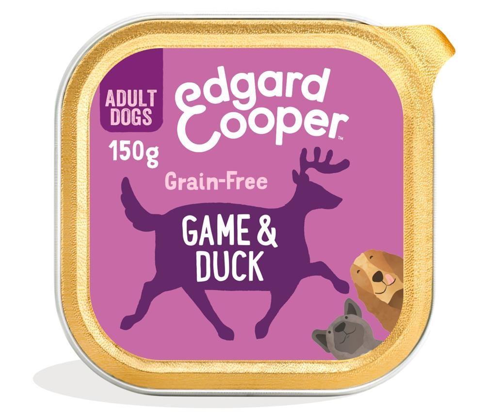 Edgard Cooper Game Duck Cran Beetroot Sweet Potato Tray for Dogs 150g - 11 Pack