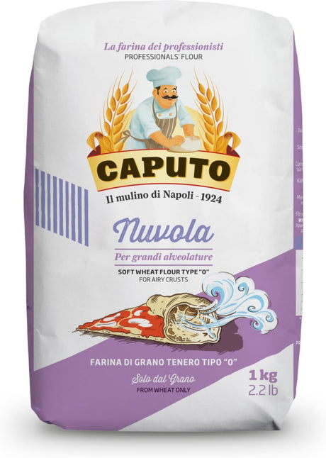 Caputo Farina Nuvola Type 0 Flour 1kg - Pack of 6