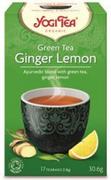 Yogi Tea Green Tea Ginger Lemon Organic 17 Bags