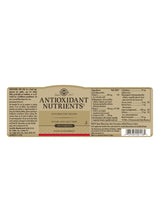 Solgar Antioxidant Nutrients - 100 Tablets