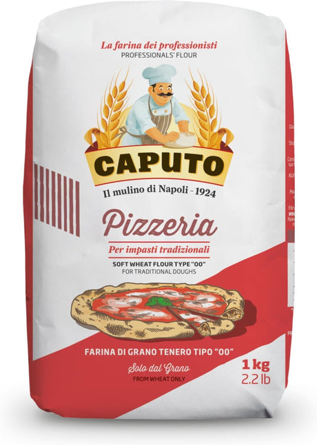 Caputo Farina Pizzeria Type 00 Flour Red 1kg - Pack of 6