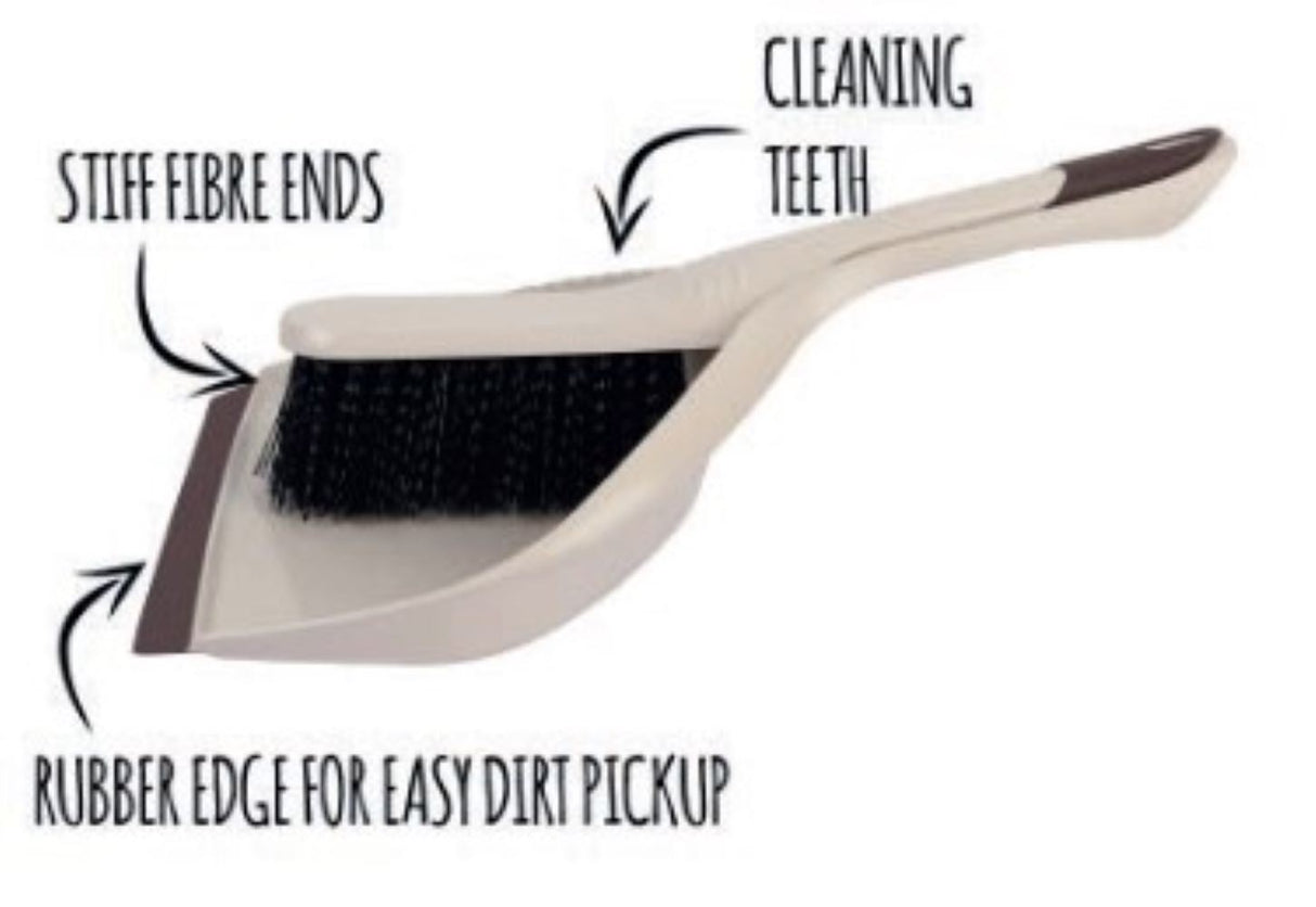 Greener Cleaner Dustpan & Brush Still Bristles Cream 1 Unit