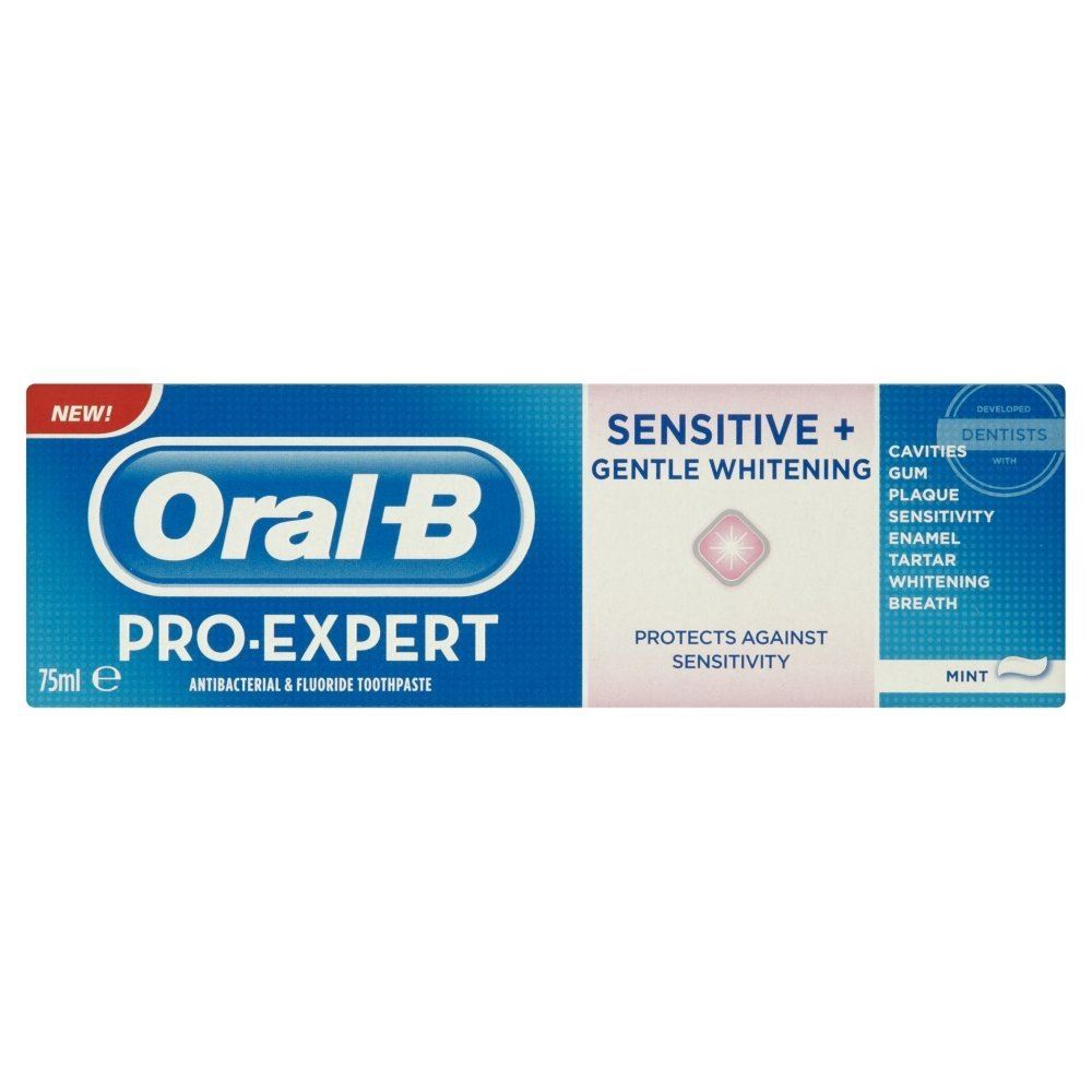 Oral B Pro-Expert Sensitive + Gentle Whitening Toothpaste 75ml