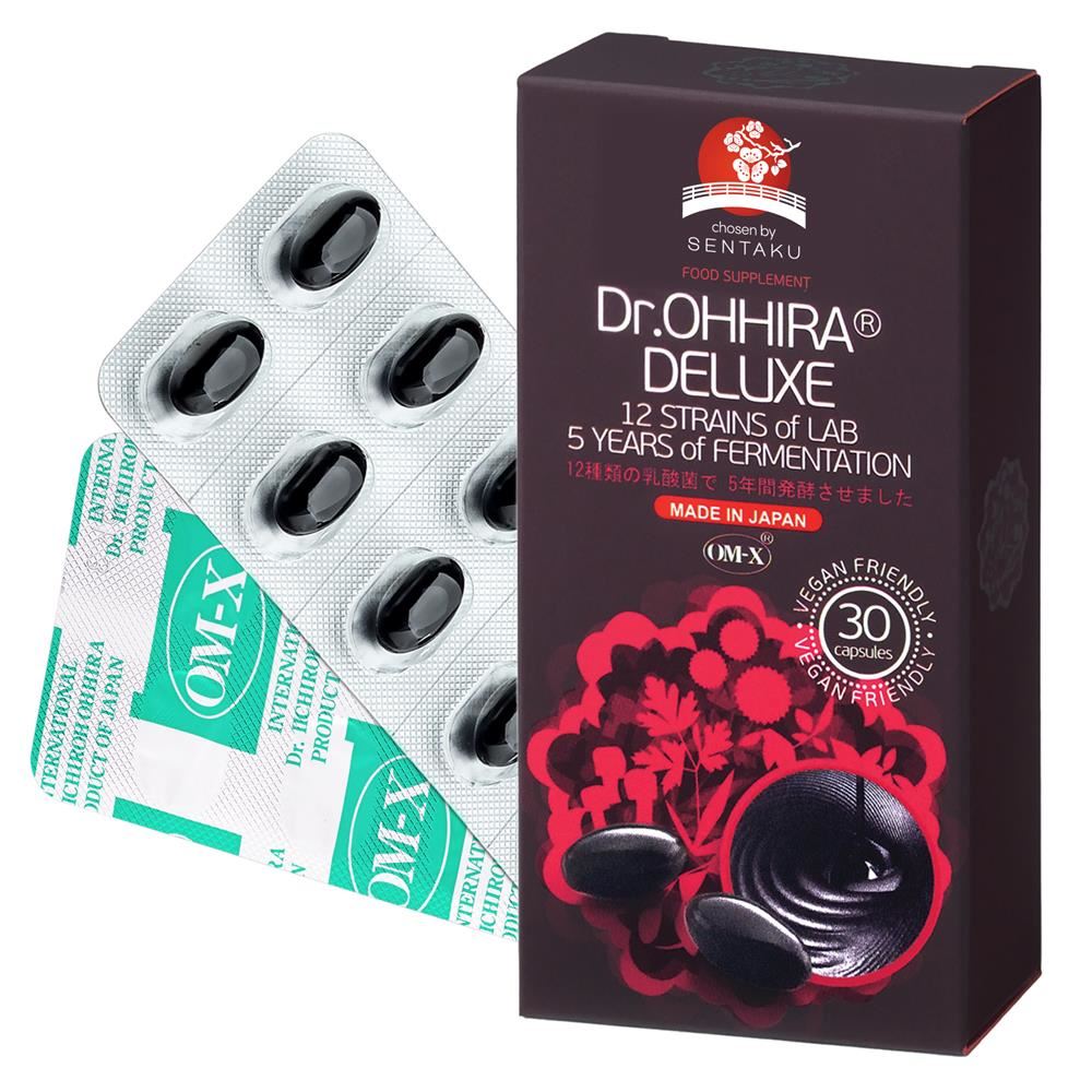 Dr Ohhira DELUXE 12 Strains of Lab 5 Years of Fermentation 30 Caps