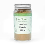 Just Natural Herbs Organic Mustard Powder (Glass Jar) 60g