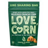 Love Corn Cheese & Onion Corn Snack 115g - 6 Pack