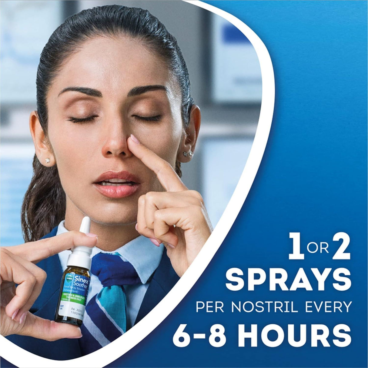 Vicks Sinex Micromist Nasal Spray 15ml - Pack of 8