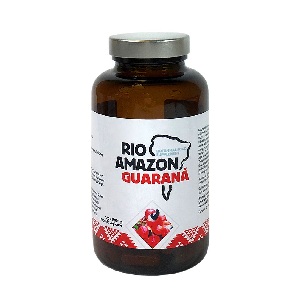 Rio Amazon Organic GoGo Guarana 500mg 120 Vegicaps