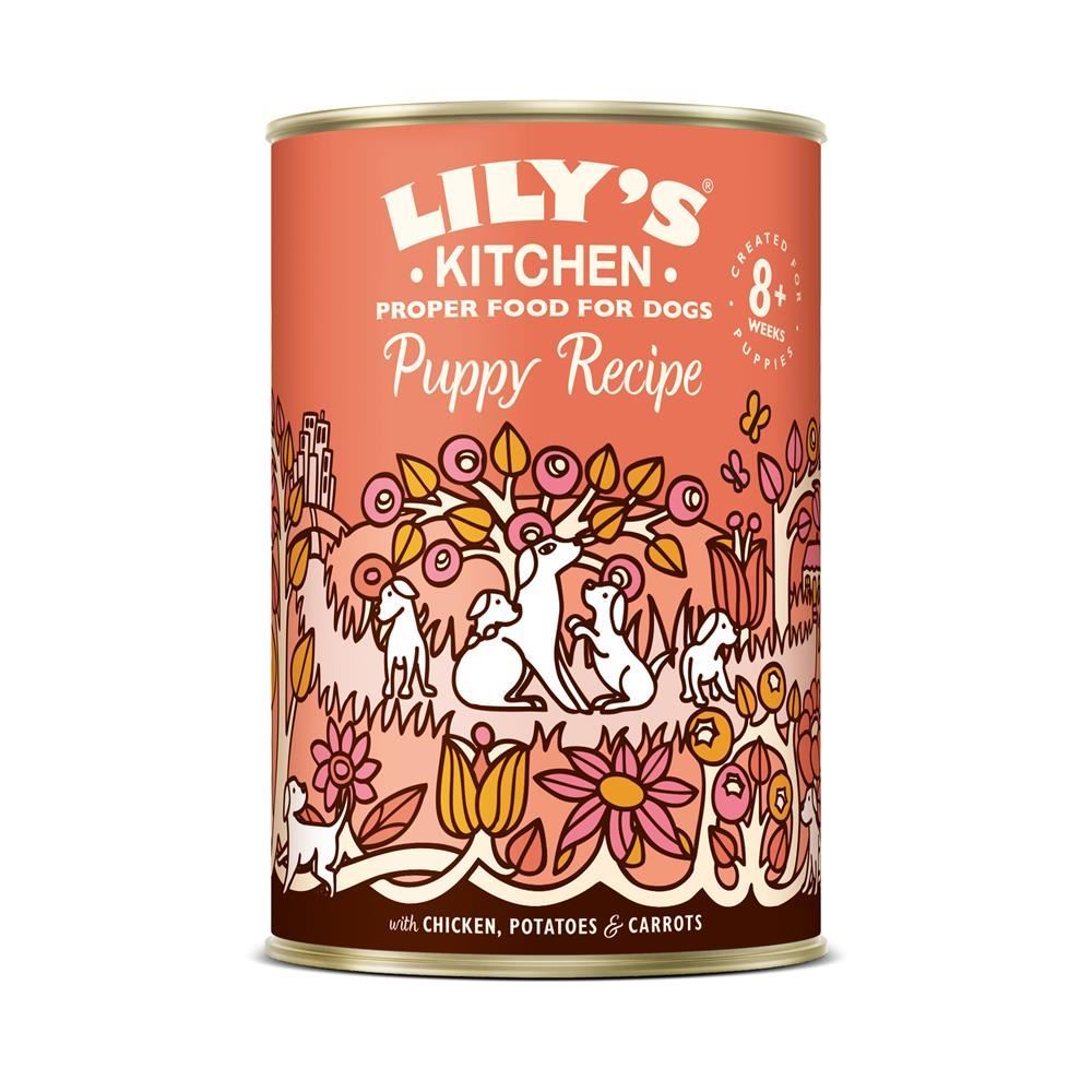 Lilys Kitchen Chicken Dinner for Puppies 400g - 6 Pack